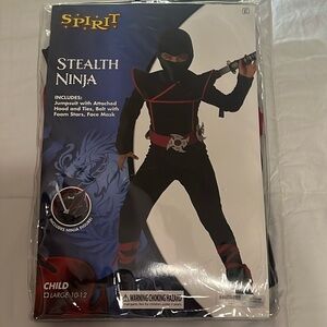 NWT Spirit Stealth Ninja child Large 10-12